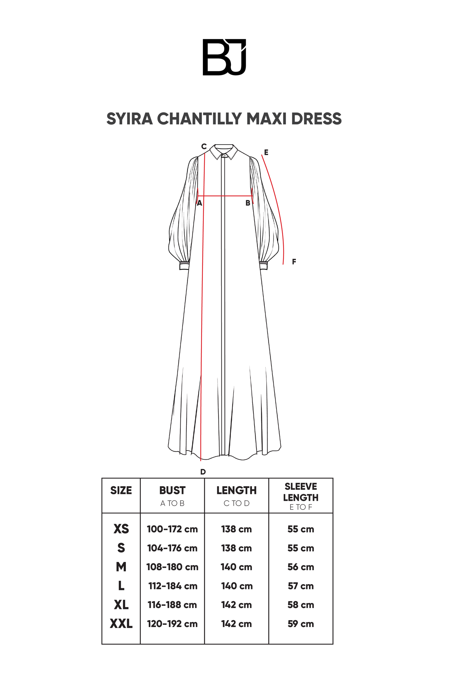 Syira Chantilly Maxi Dress - Cream