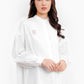 Selena Textured Shirt - White