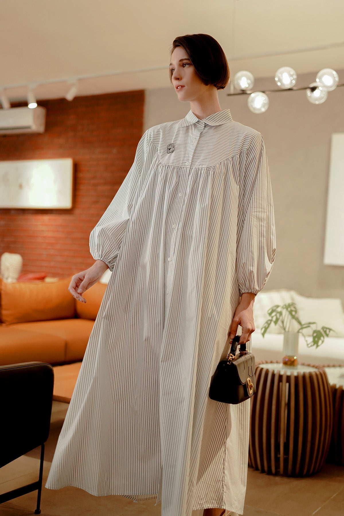 Dalila Shirt Dress - White