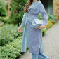 Diana Shirt Dress - Blue