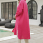 Dara Shirt Dress - Fuschia