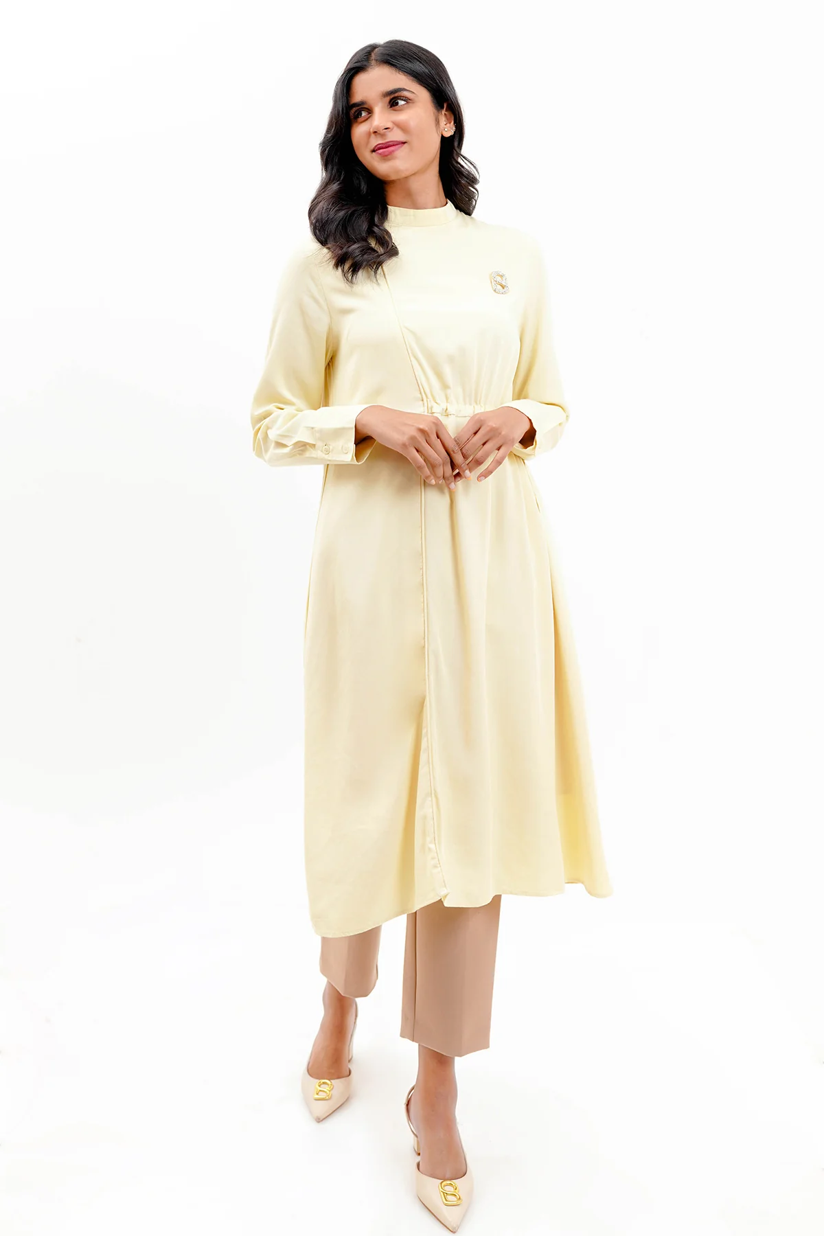 Zuri Midi Dress - Butter