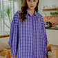 Checkered Shirt - Purple