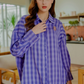 Checkered Shirt - Purple