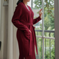 Jazzy Long Cardigan - Red