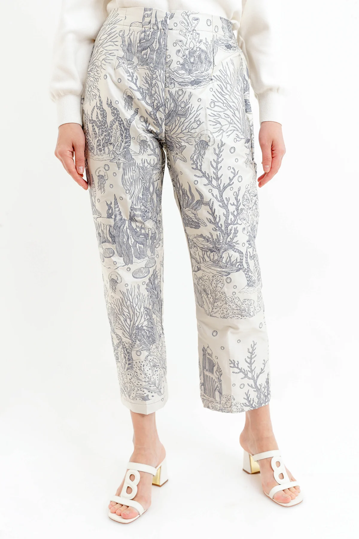 El Mar Minorca Jacquard Pants - Blue