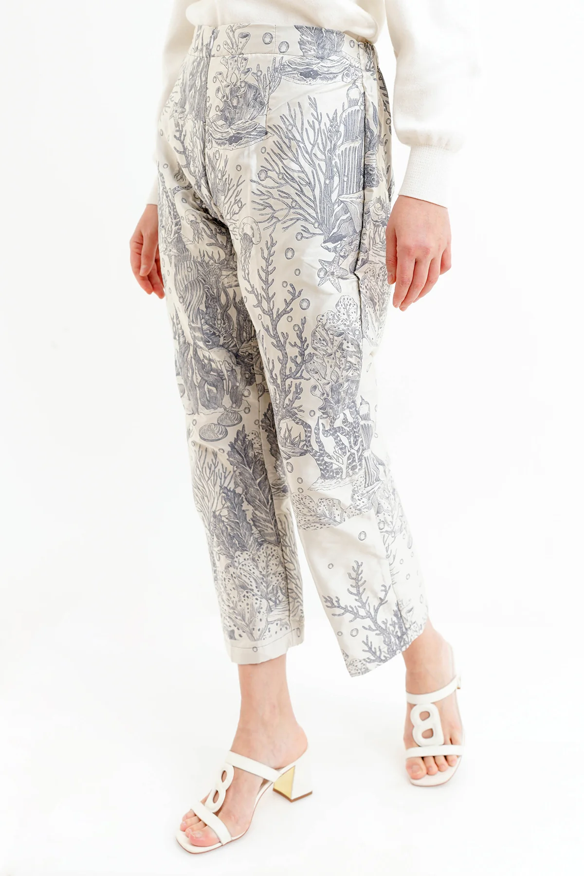 El Mar Minorca Jacquard Pants - Blue