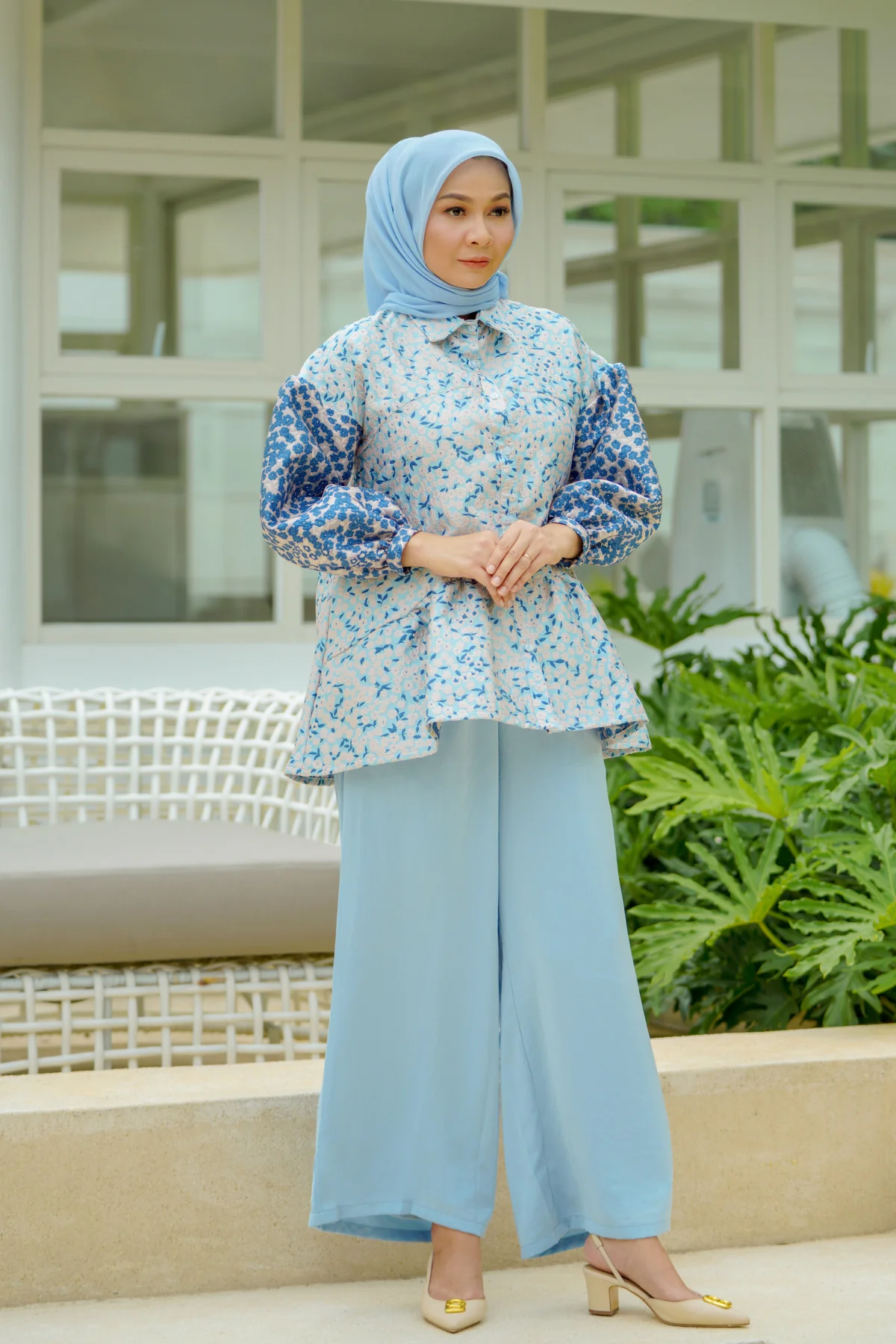 Cera Blouse - Blue