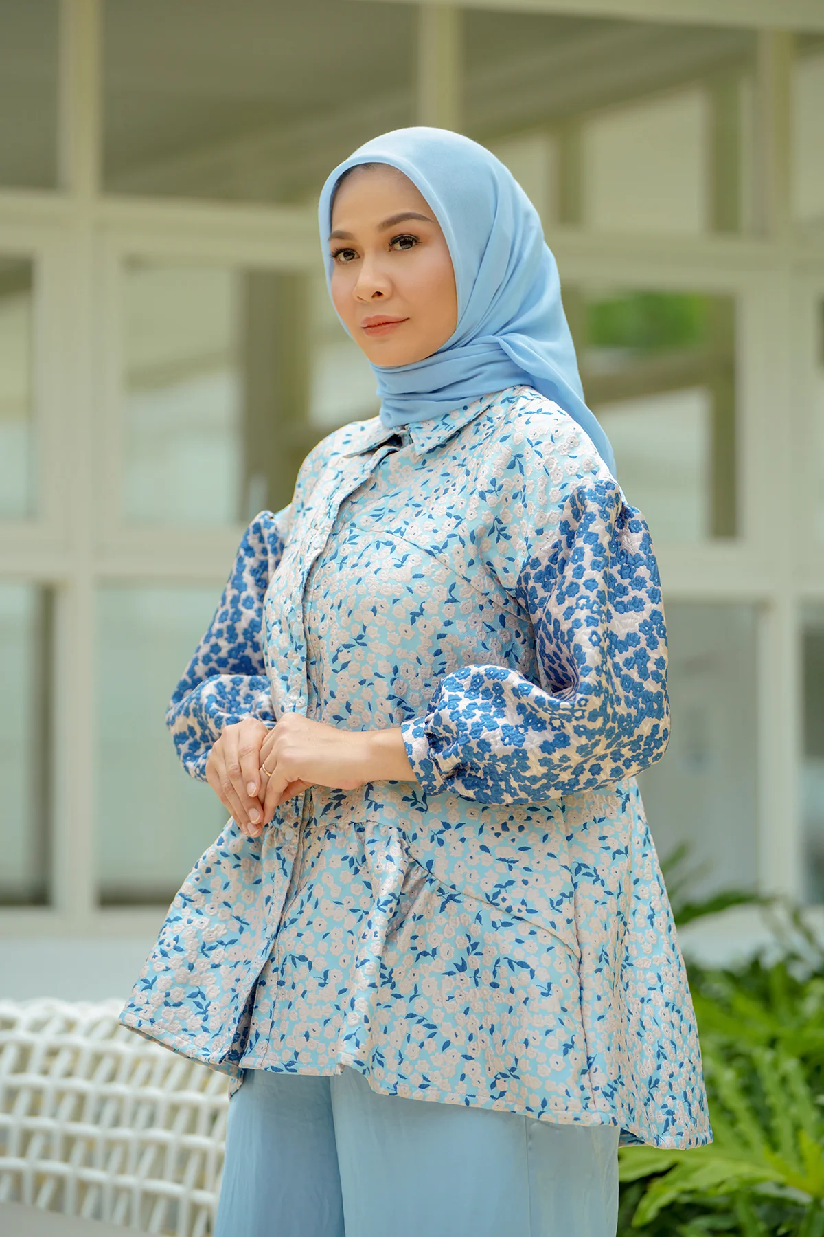 Cera Blouse - Blue