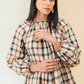 Adeline Top - Brown Plaid