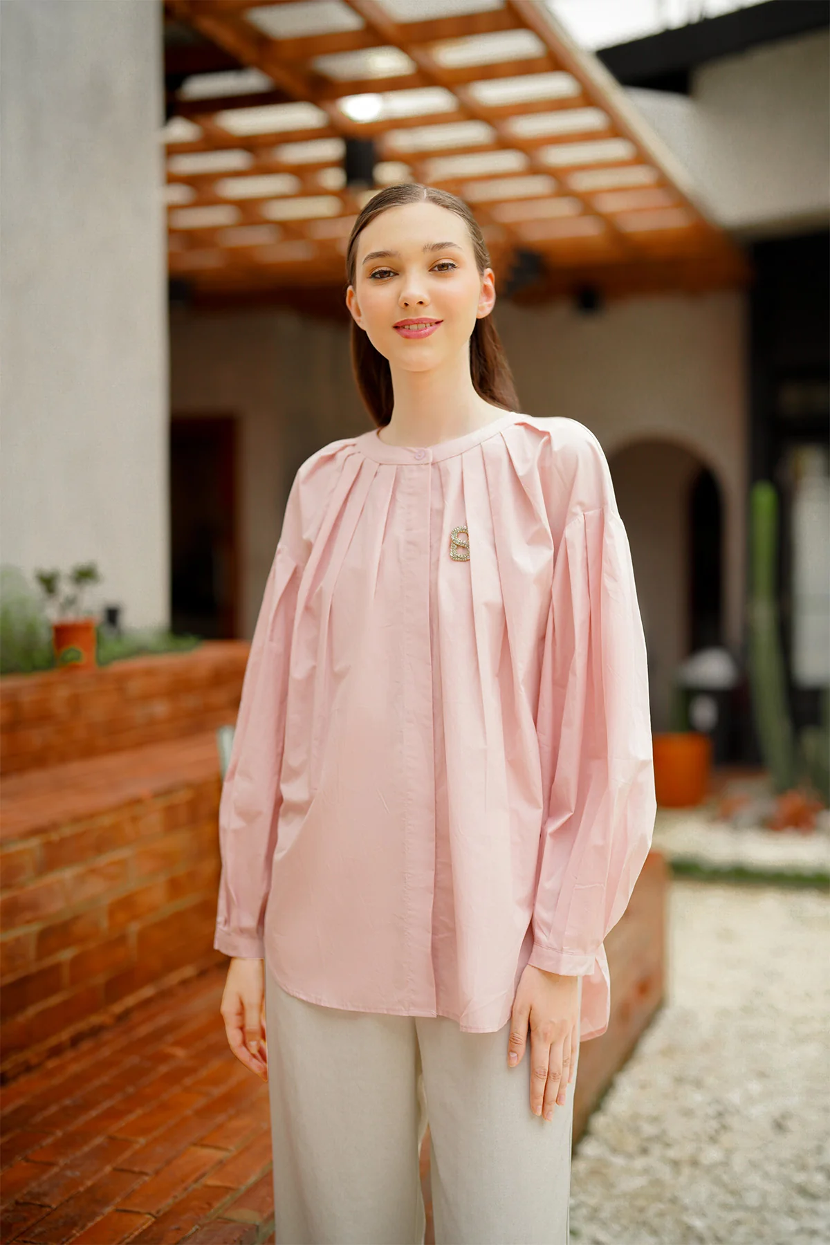 Cora Blouse - Pink