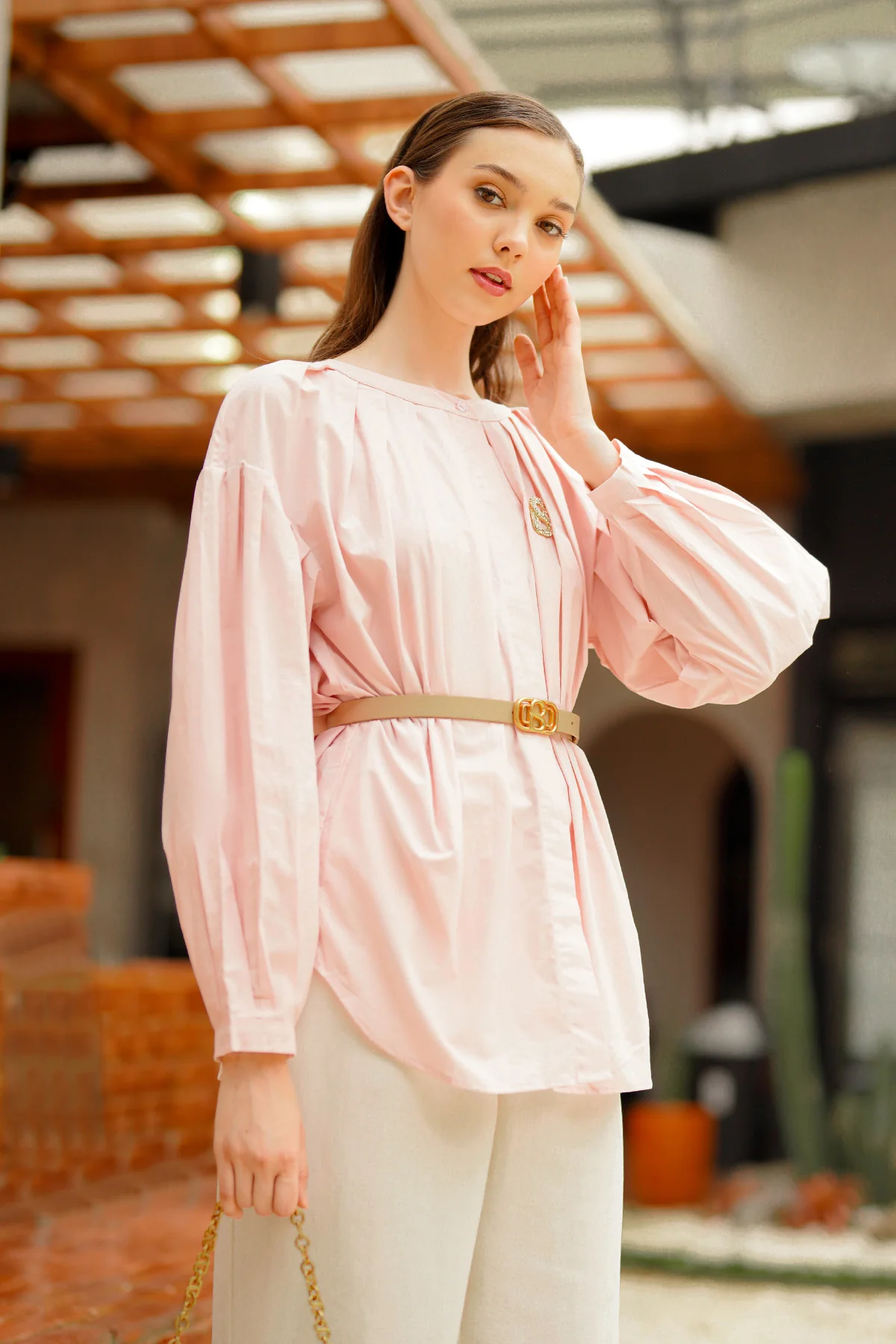 Cora Blouse - Pink