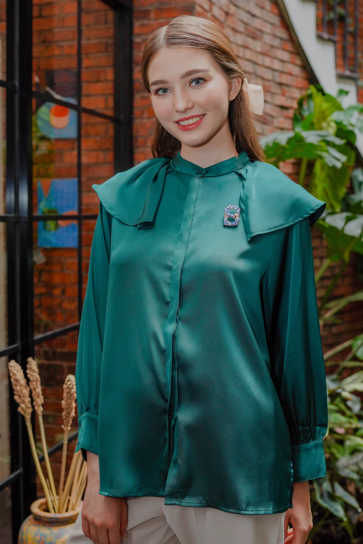 Aera Shirt - Dark Green