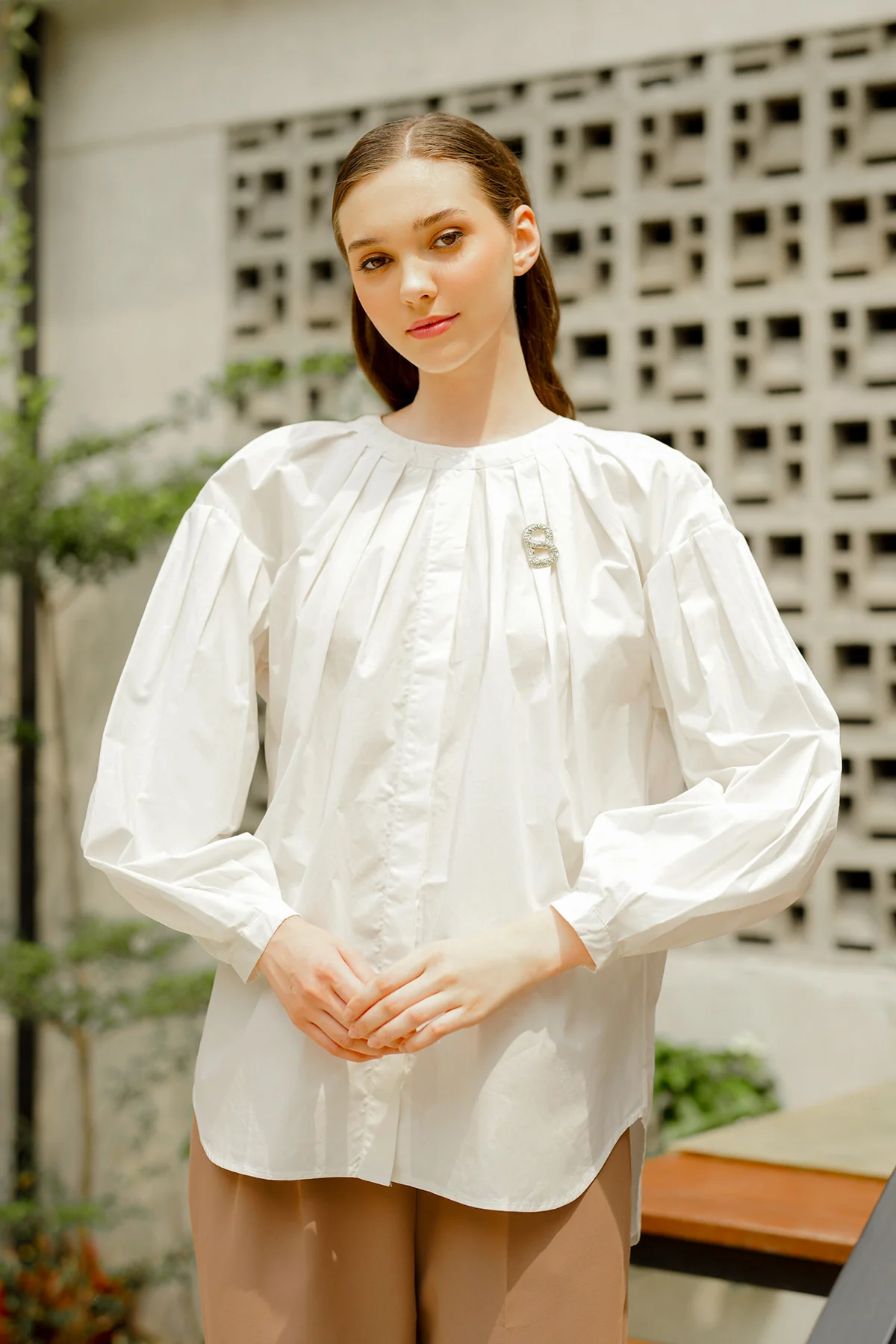 Cora Blouse - White