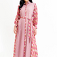 Arnia Shirt Dress with Belt - Pink