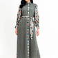 Arnia Shirt Dress with Belt - Green