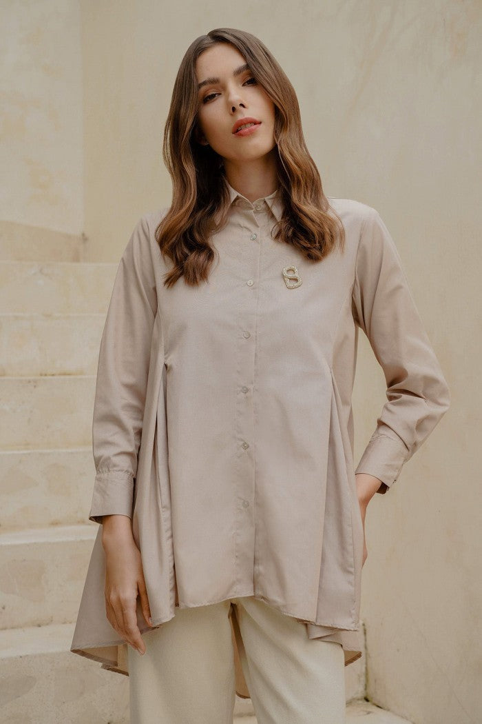 Jean Shirt - Khaki