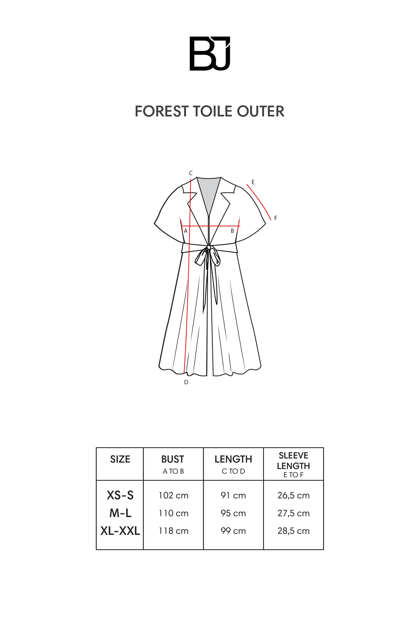 Forest Toile Outer - White