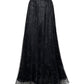 Khanum Tulle Pleated Skirt - Black