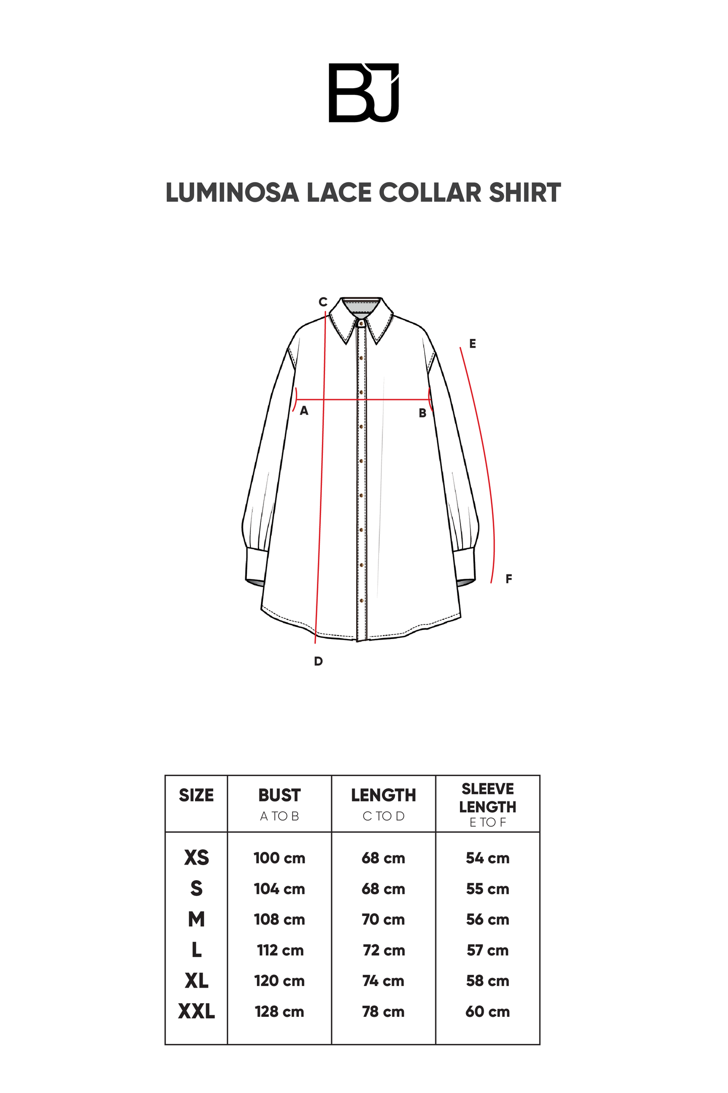 Luminosa Lace Collar Shirt - Ivory