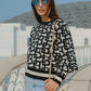 Monogram Bell Sleeve Sweater - Oreo