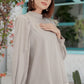 Naomi Puff Blouse - Grey