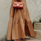 Poplin Skirt - Caramel