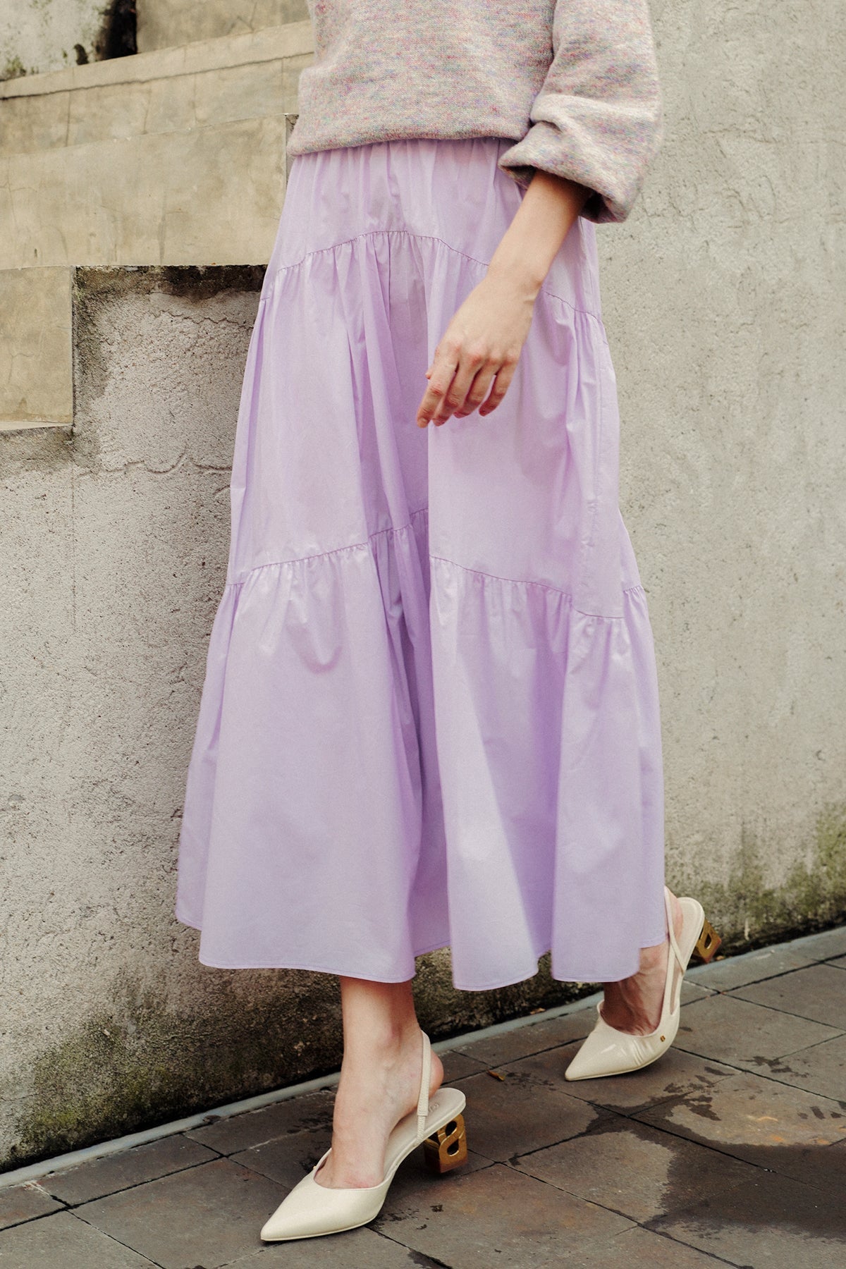 Poplin Skirt - Lavender