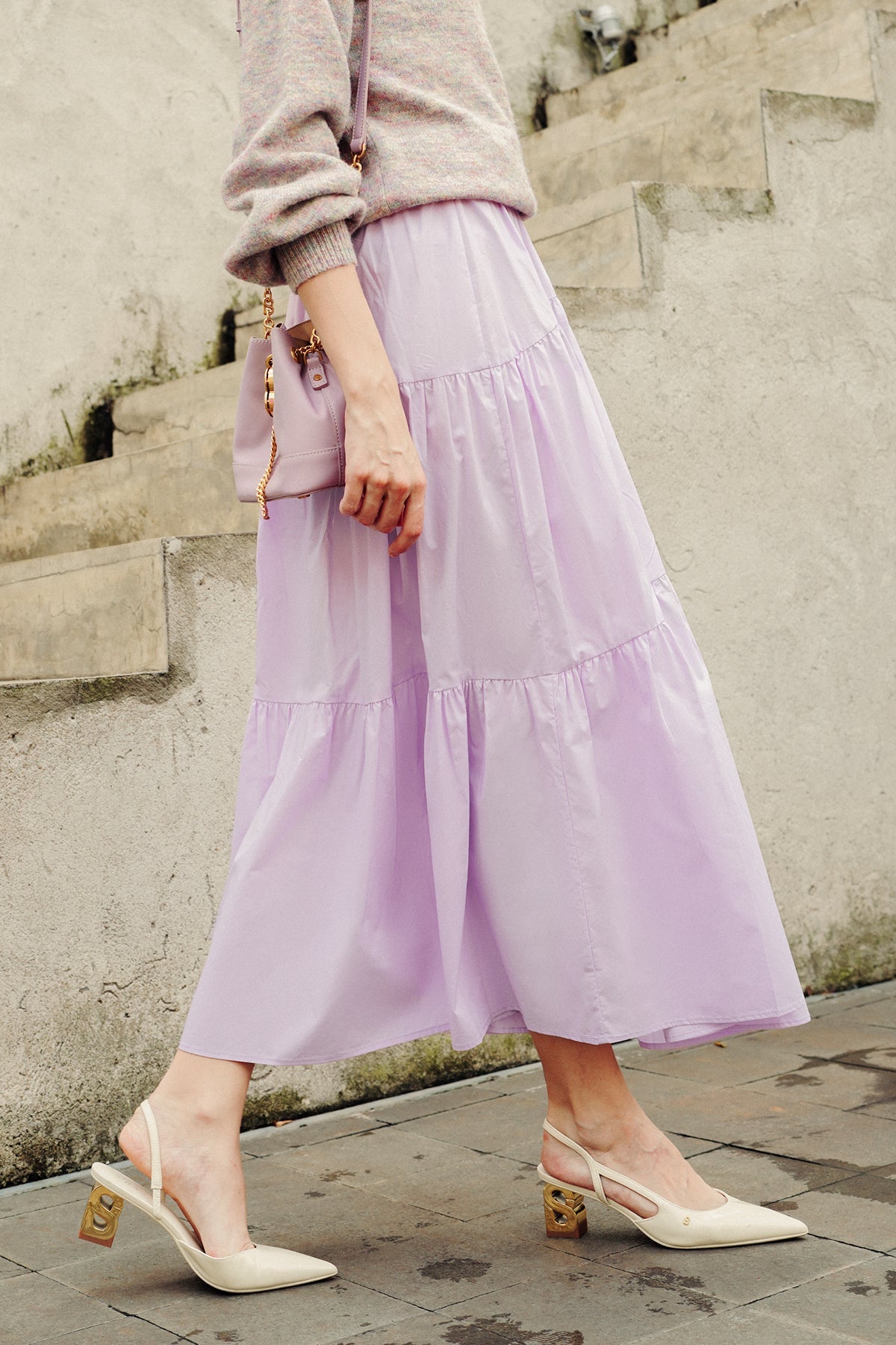 Poplin Skirt - Lavender