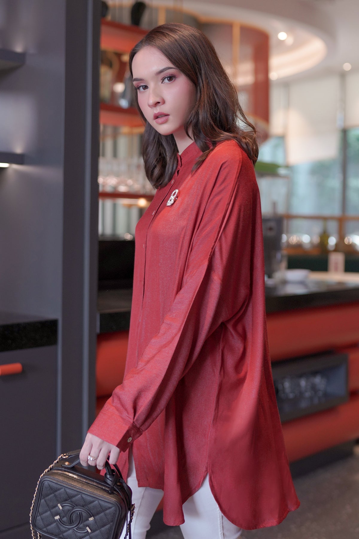 Red Nadia Shirt