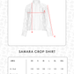 Samara Crop Shirt - Pearl