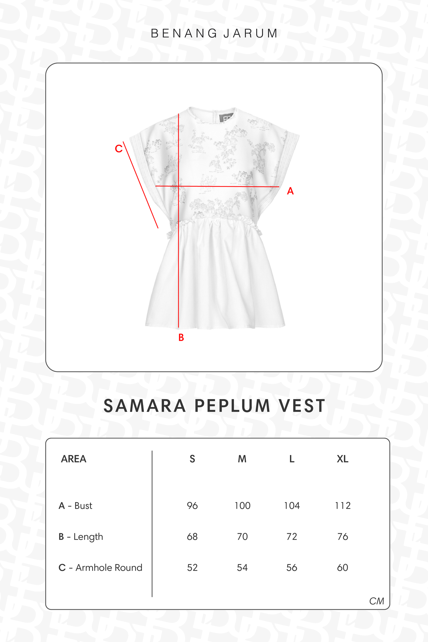 Samara Peplum Vest - Pearl