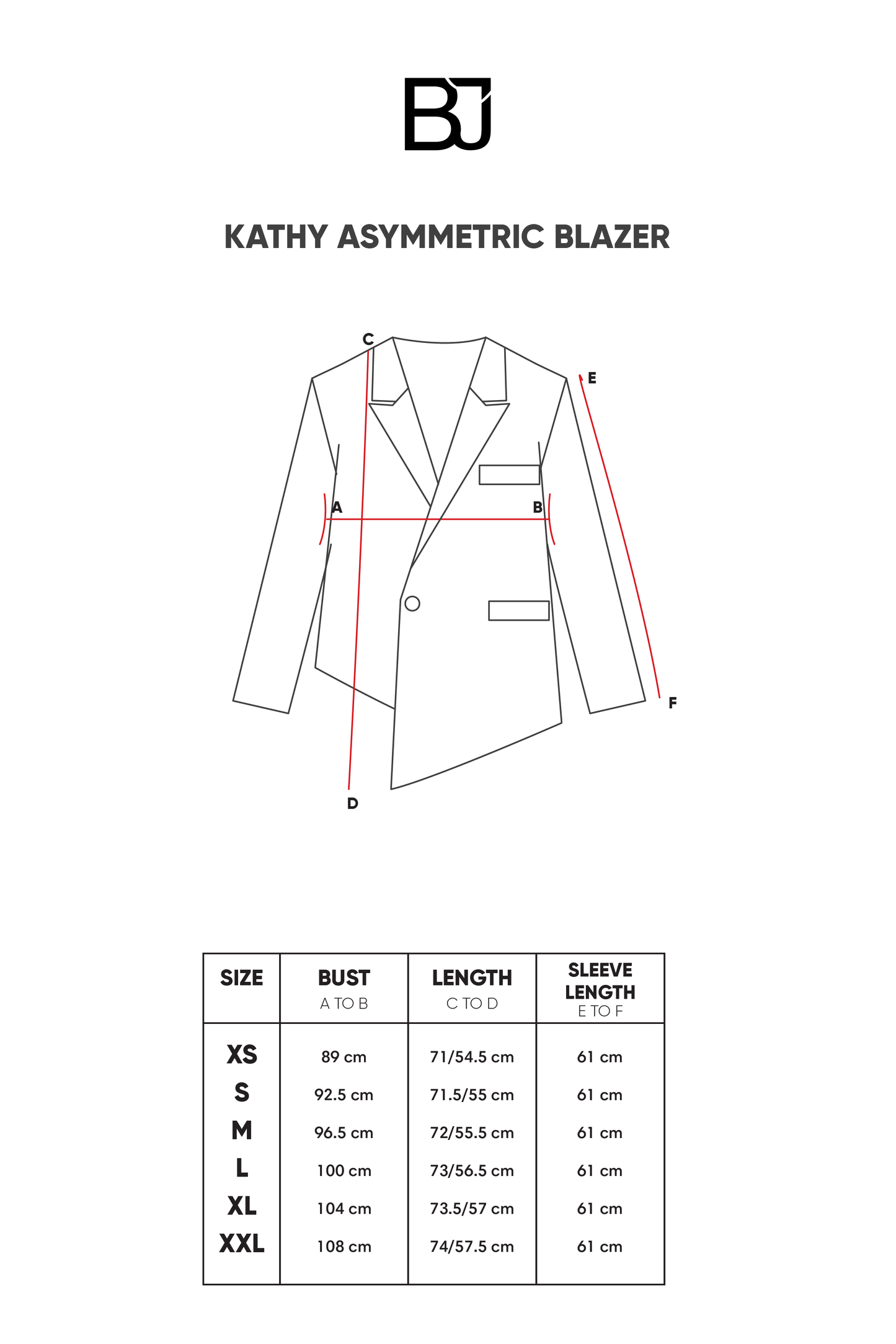 Kathy Asymmetric Blazer - Sand
