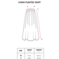 Ciara Pleated Skirt - Light Brown