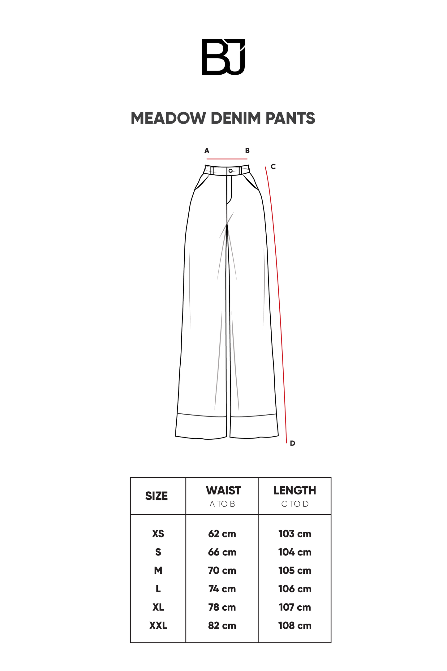 Meadow Denim Pants - Blue Rose Denim