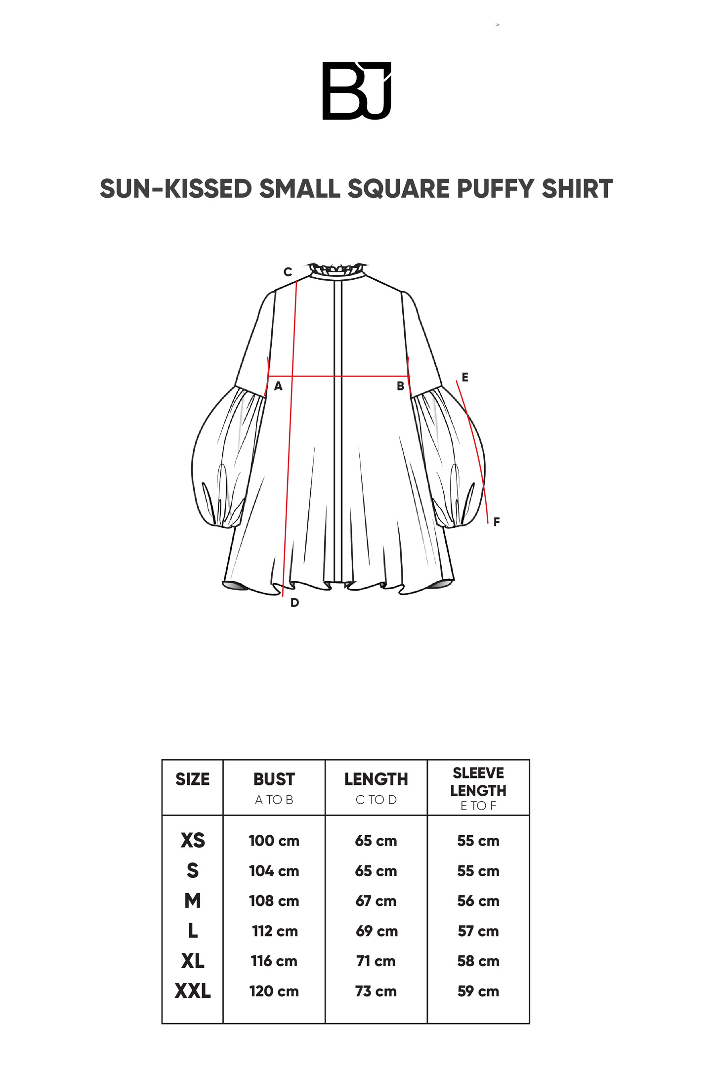 Sun-Kissed Small Square Puffy Shirt - Indigo
