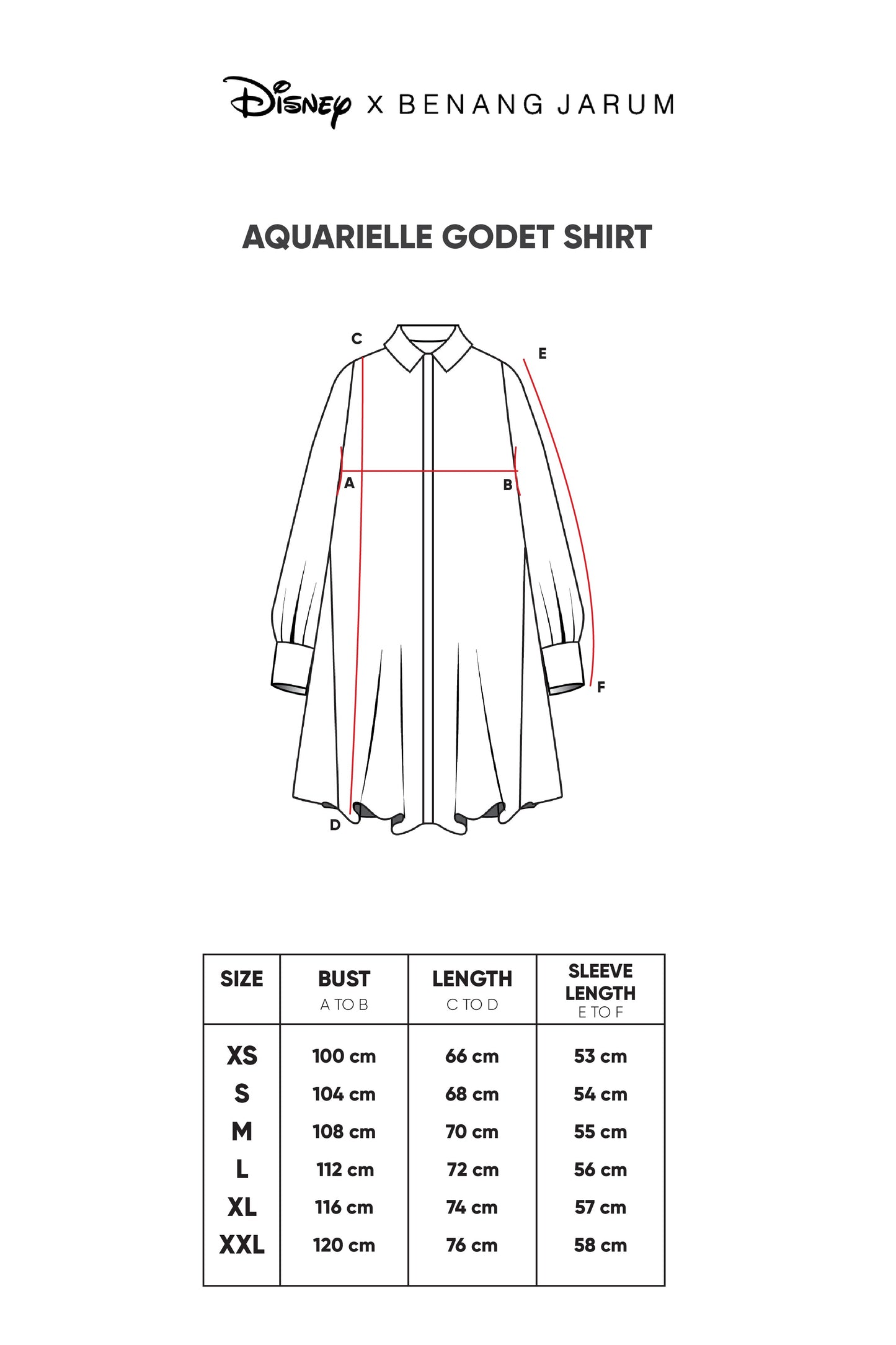 Aquarielle Godet Shirt - Purple