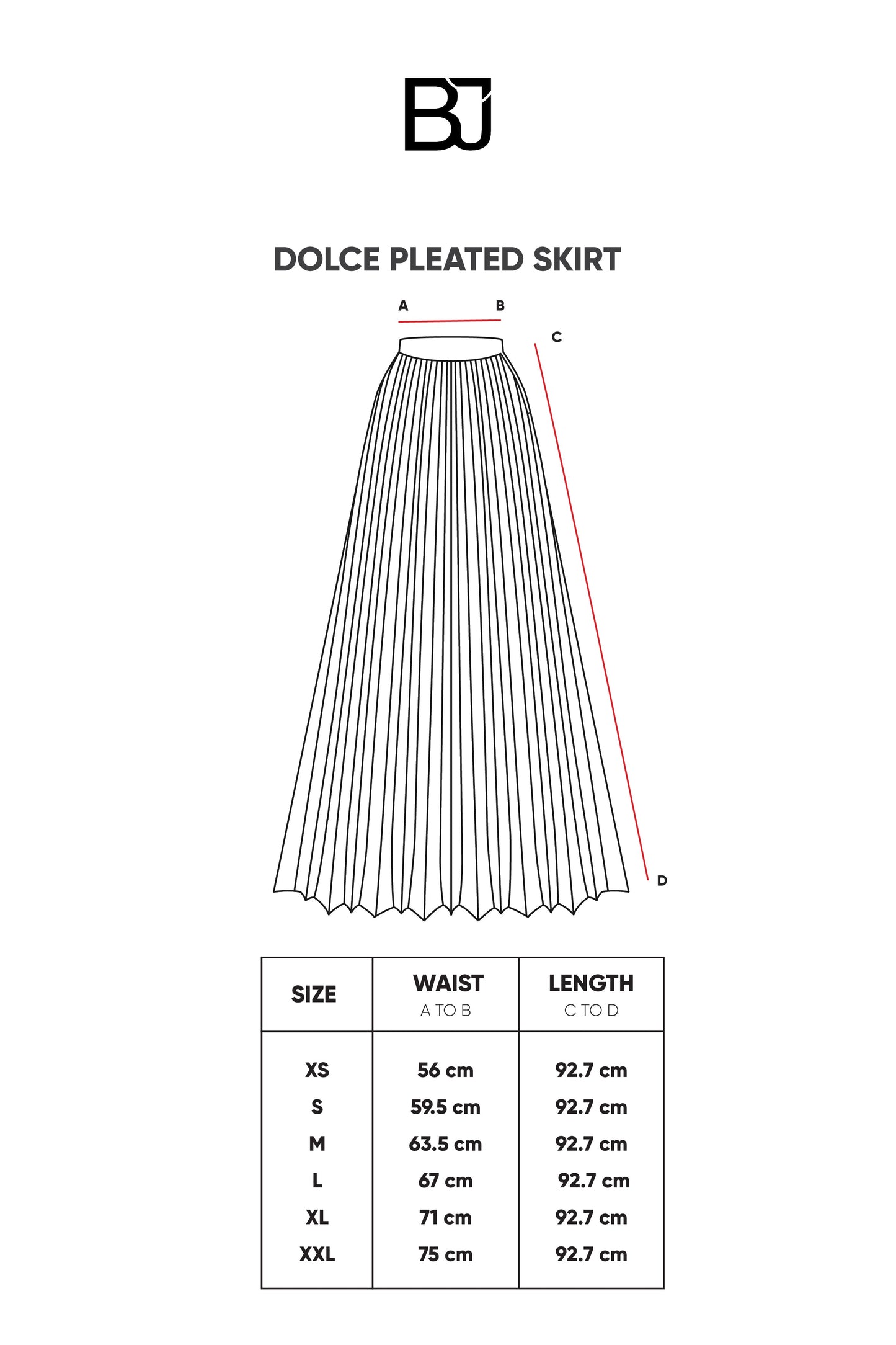 Dolce Pleated Skirt - Brown