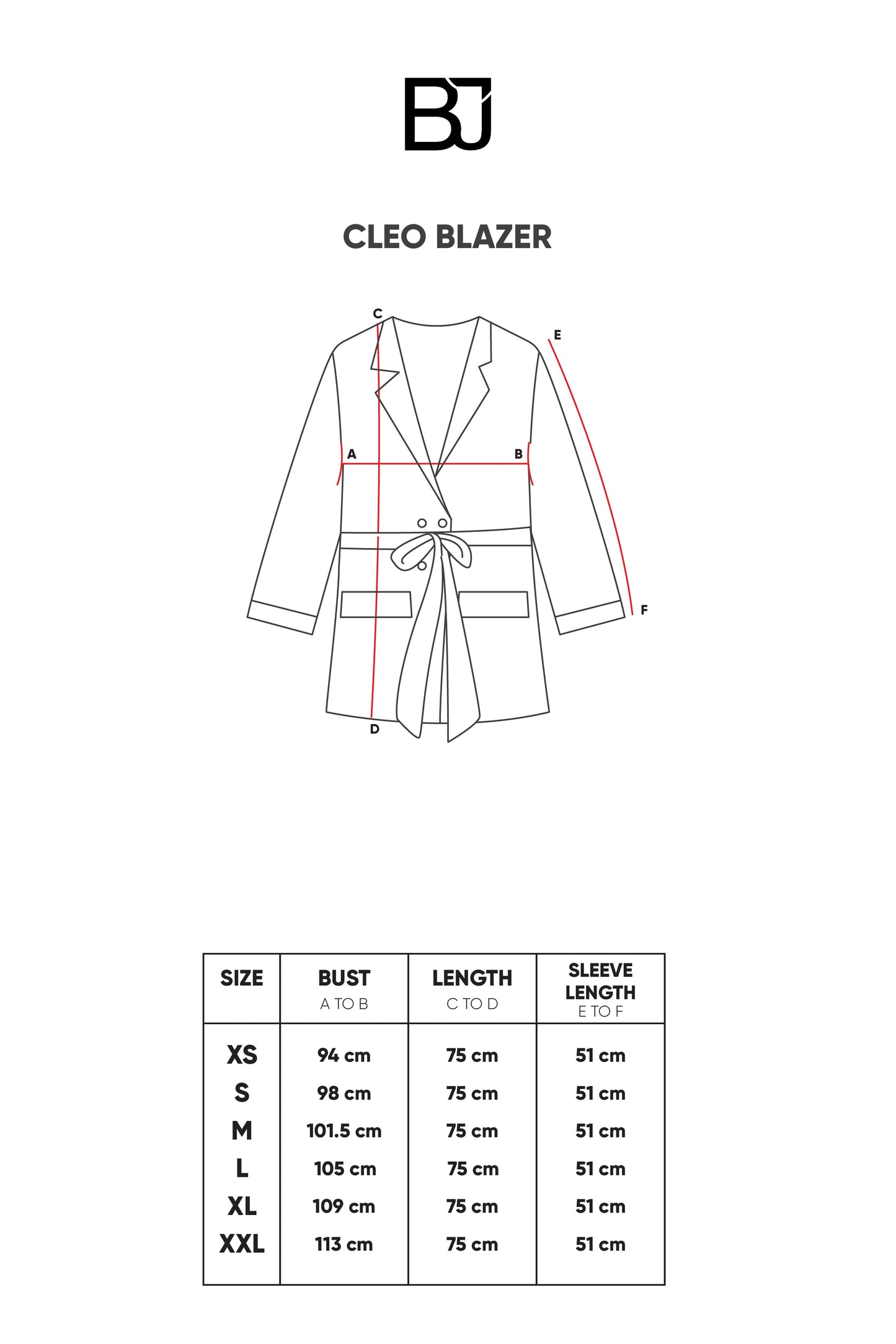 Cleo Blazer - Black