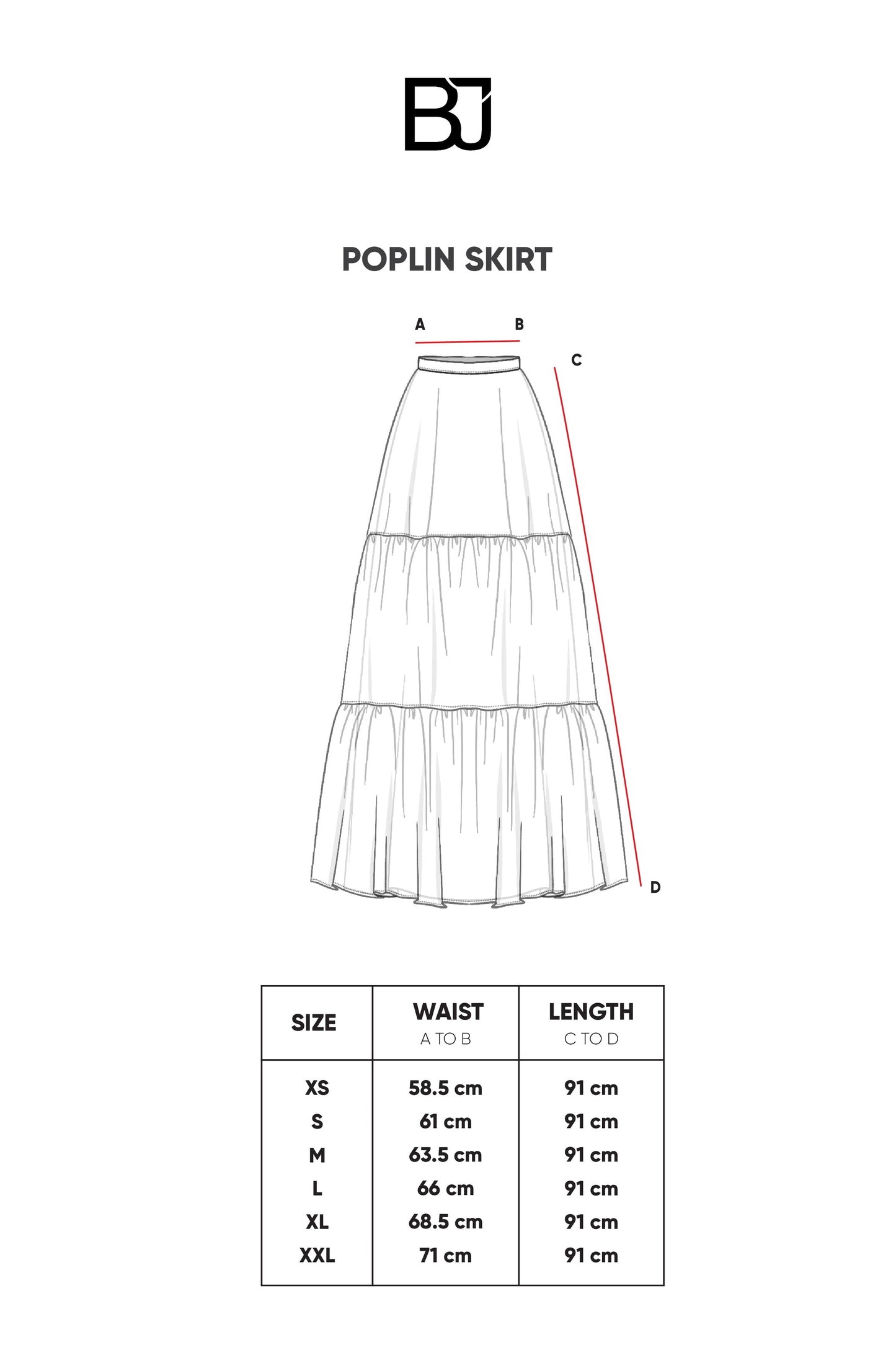 Poplin Skirt - Serenity