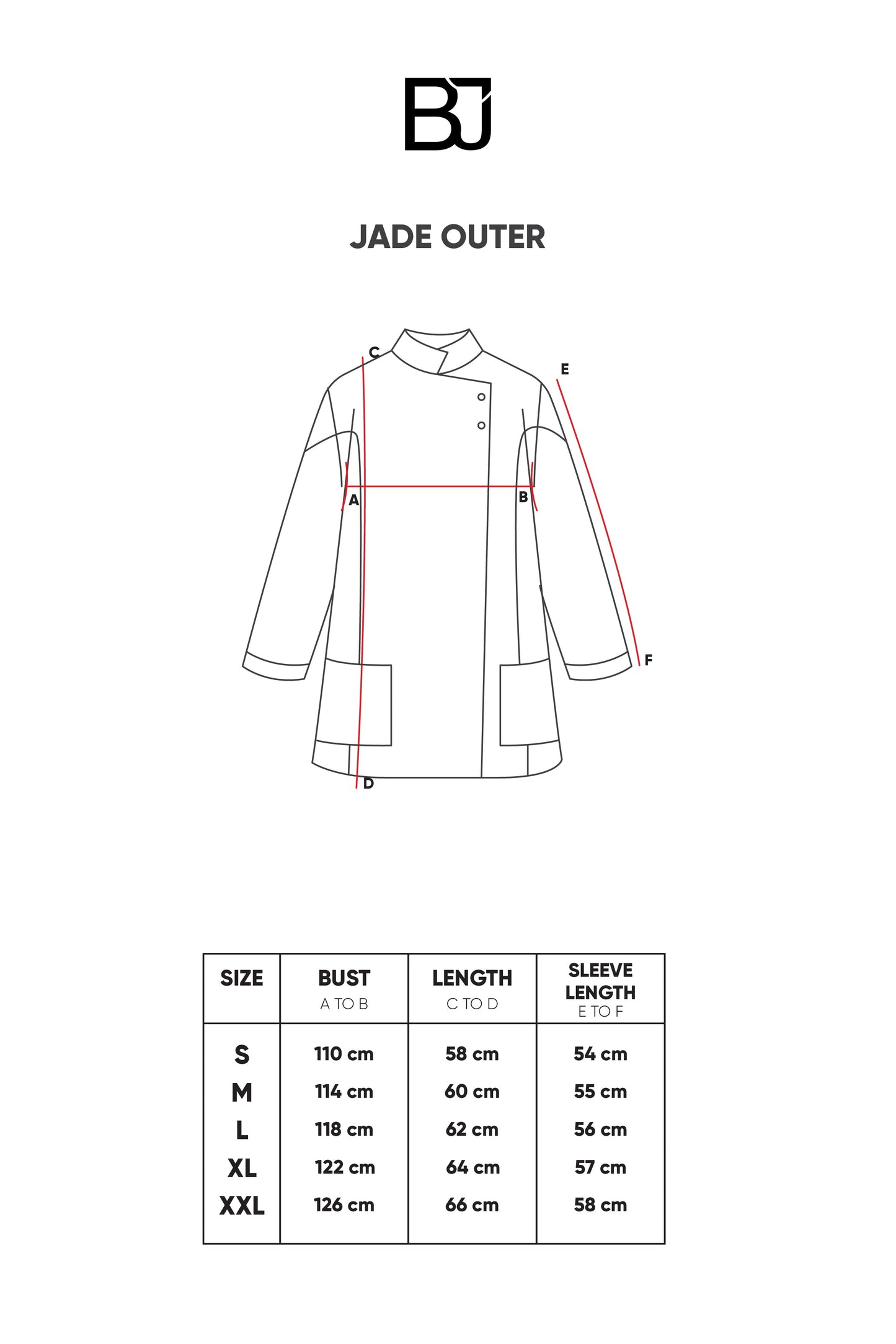 Jade Outer - Black