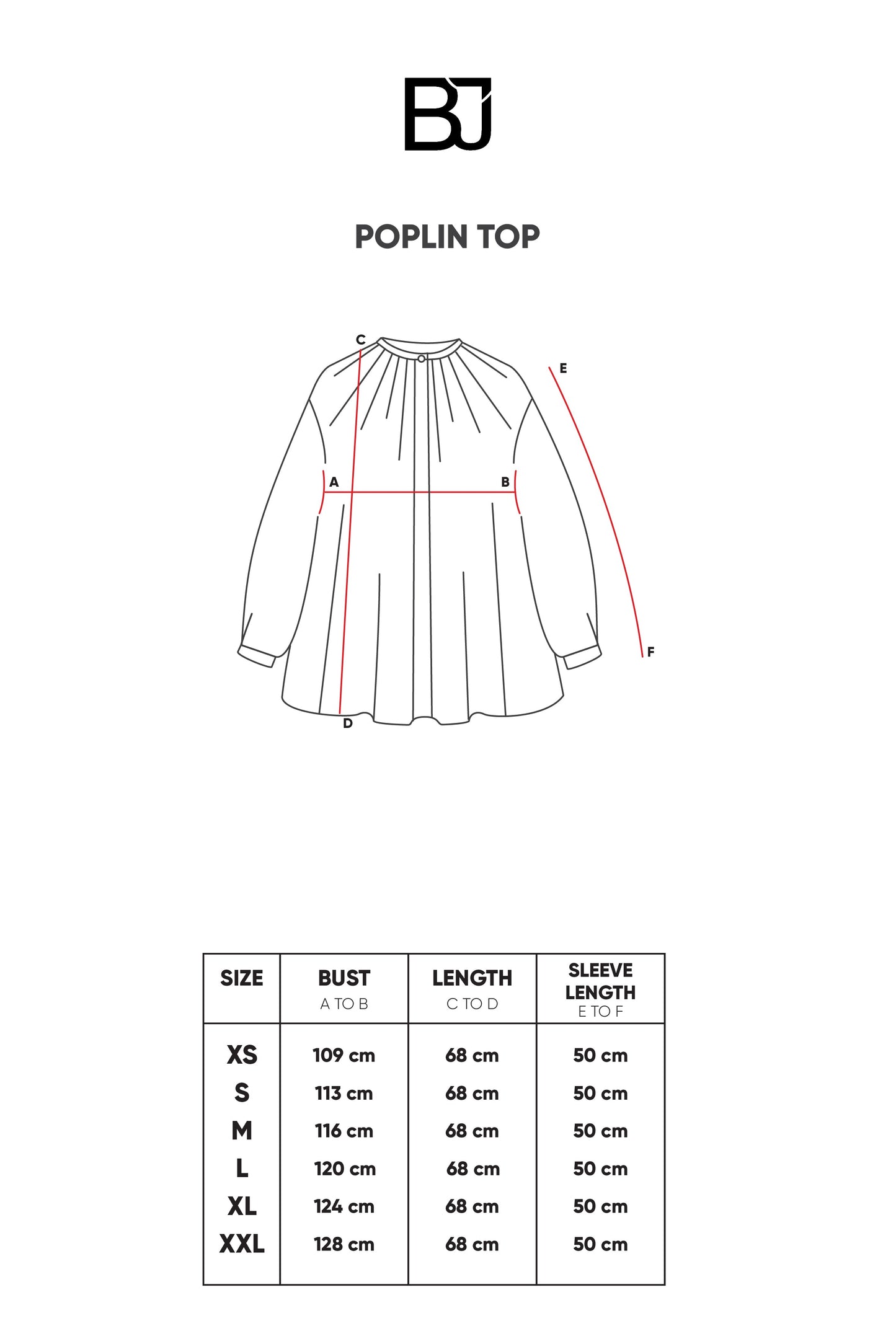 Poplin Top - Black