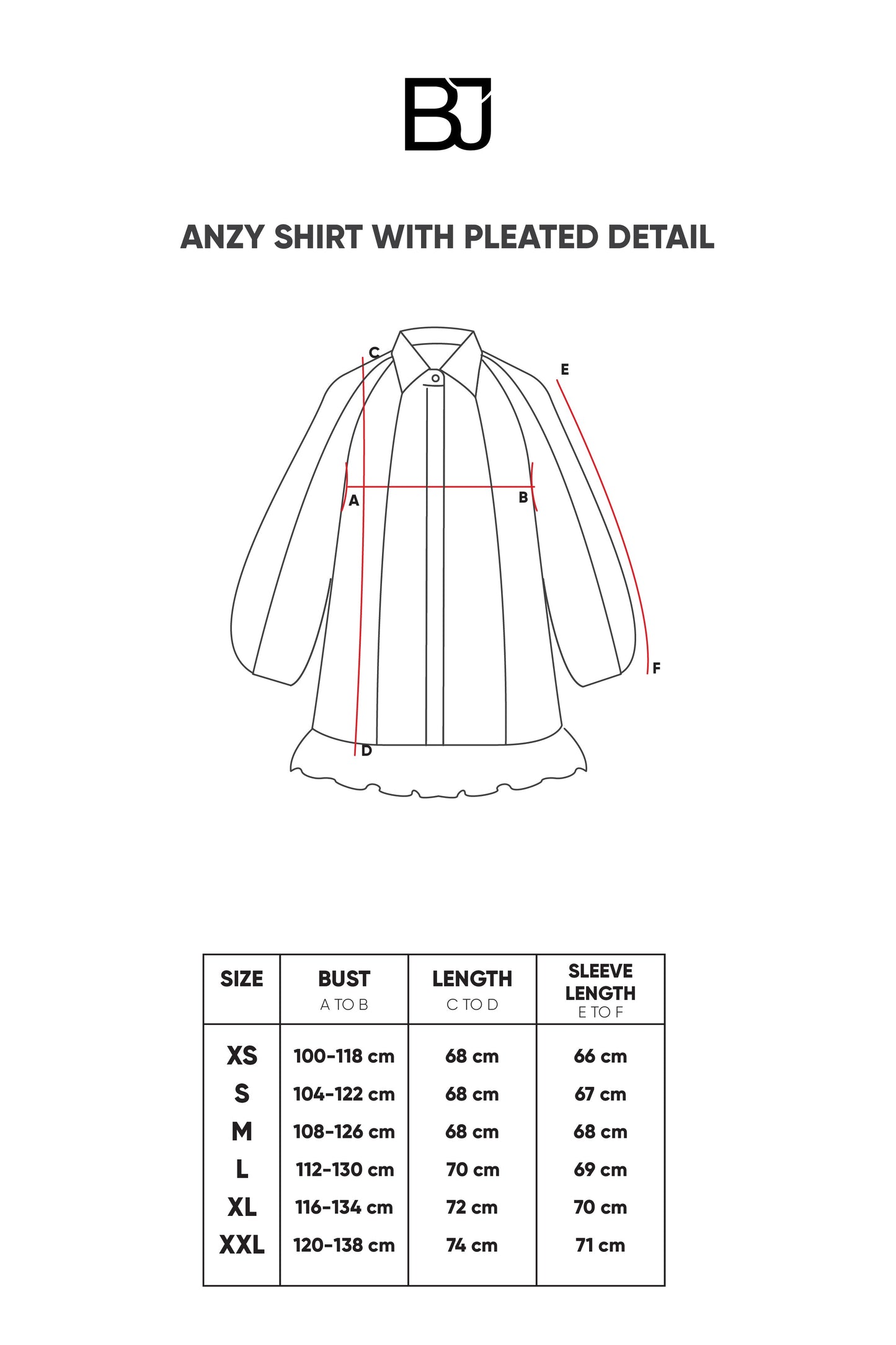 Anzy Shirt With Pleated Detail - Navy