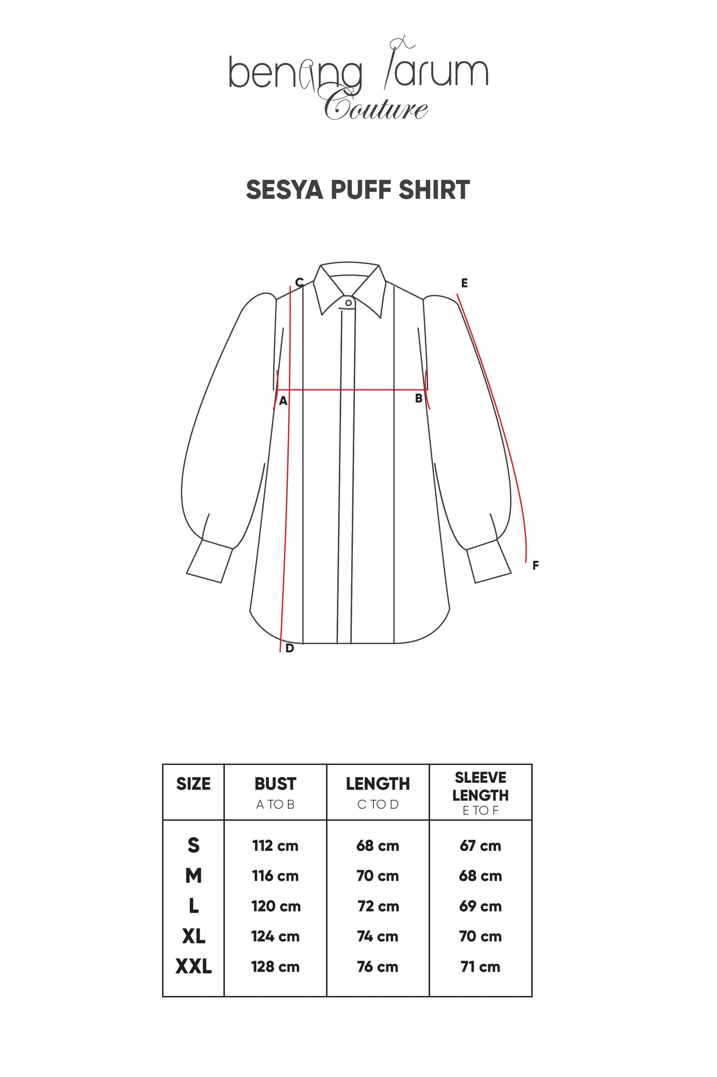 Sesya Puff Shirt - Cream