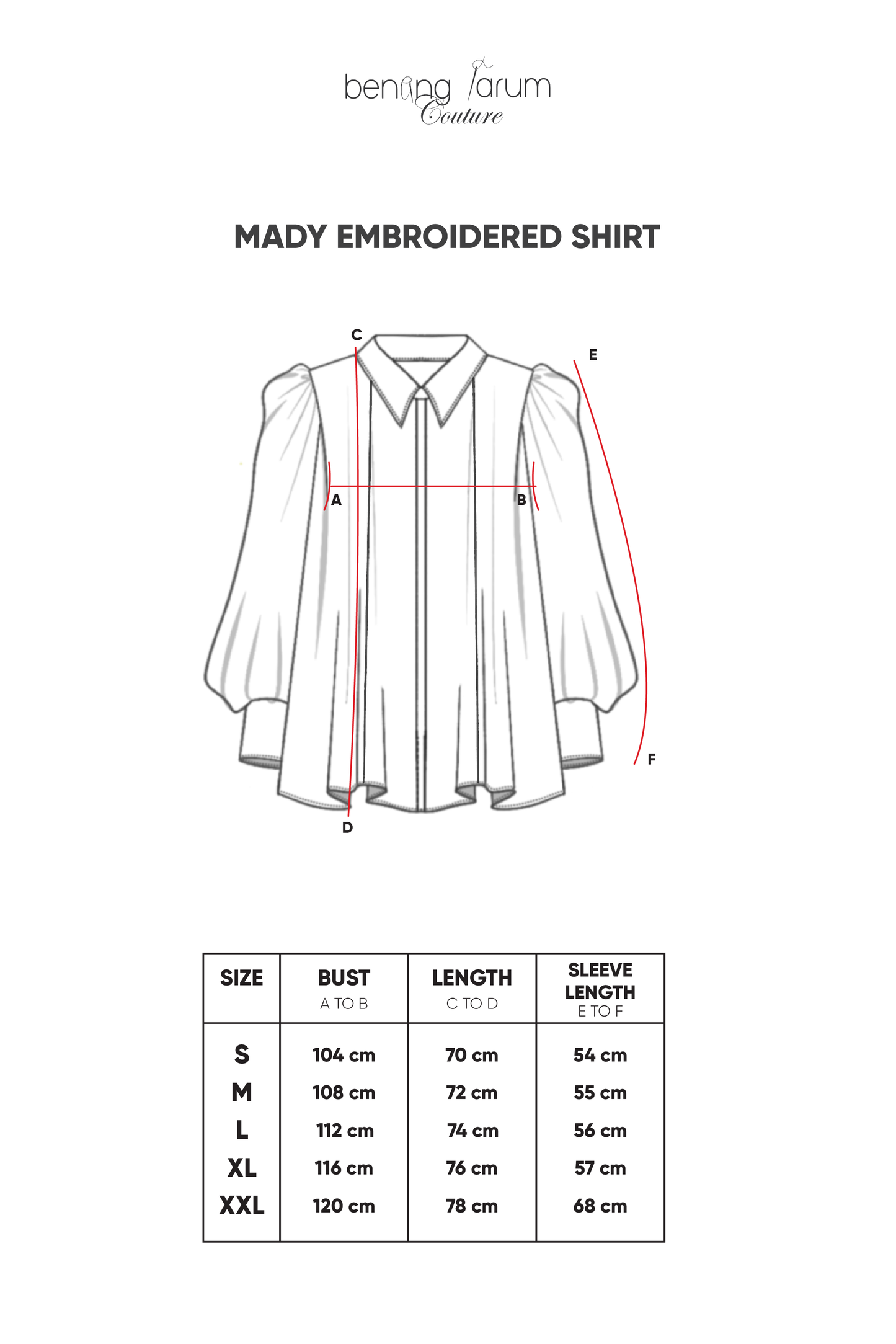 Mady Embroidered Shirt - Blue