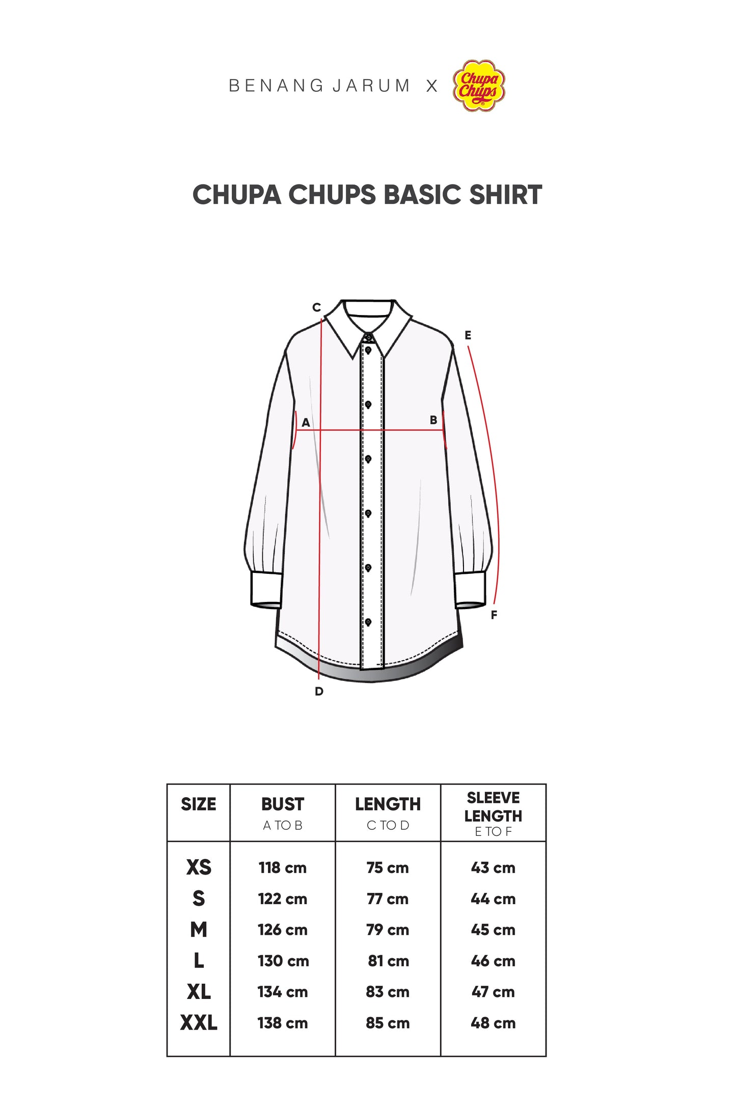 Chupa Chups Basic Shirt - Orange