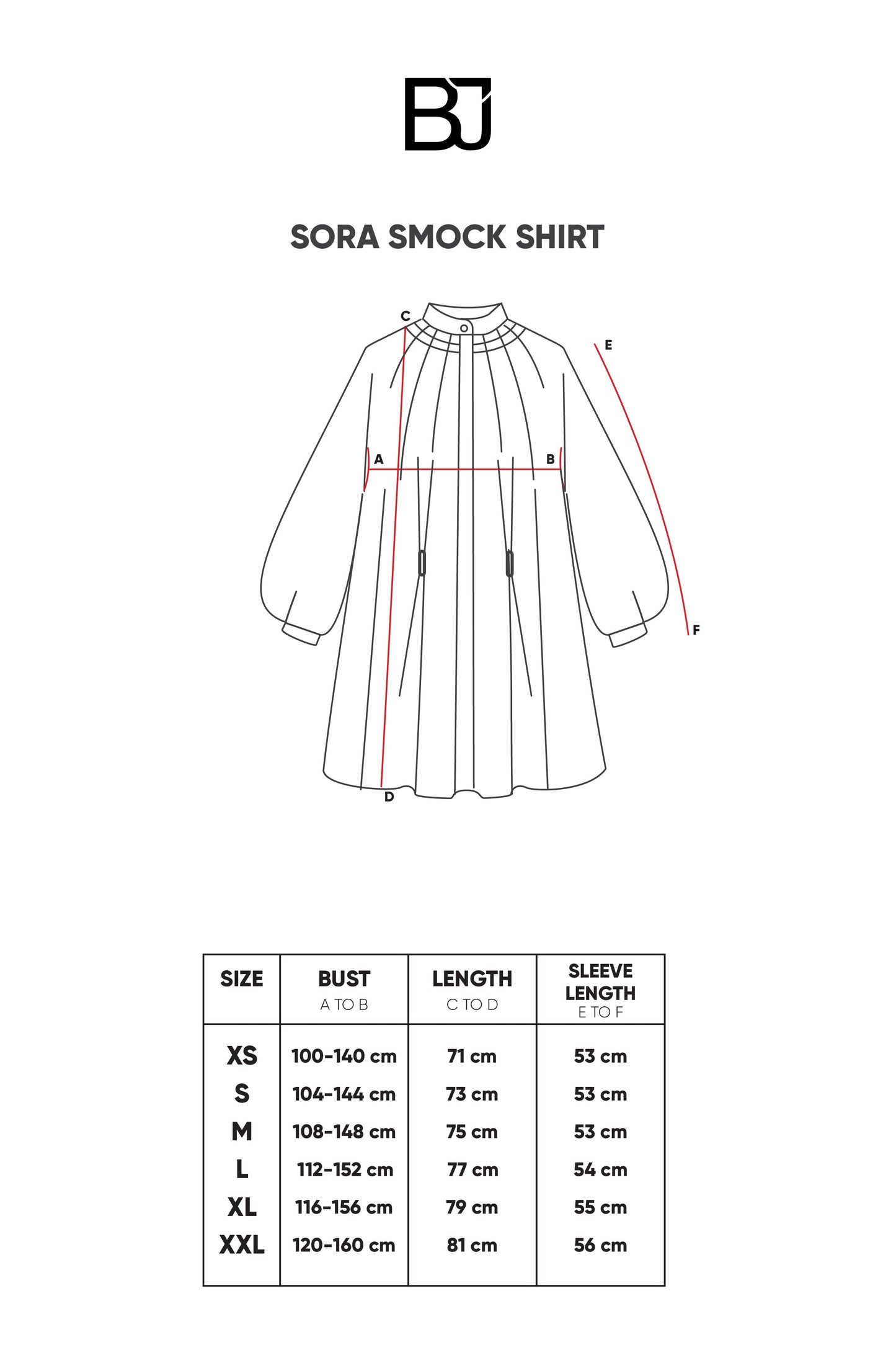 Sora Smock Shirt - Peach