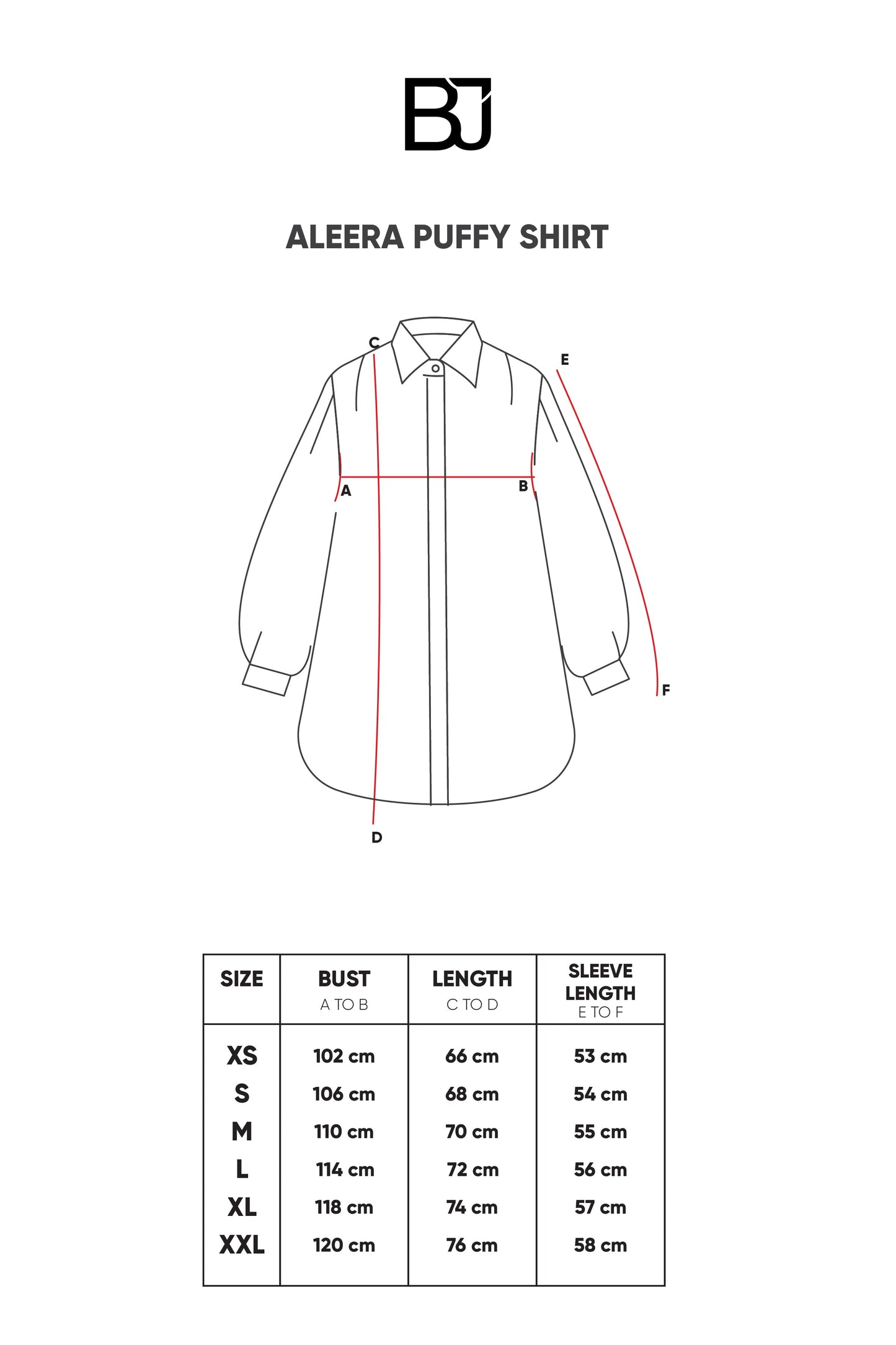 Aleera Puffy Shirt - Yellow