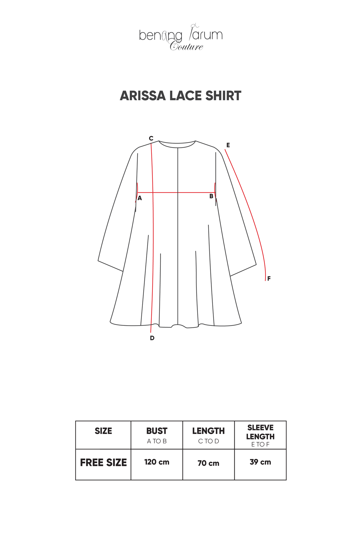 Arissa Lace Shirt - Creme