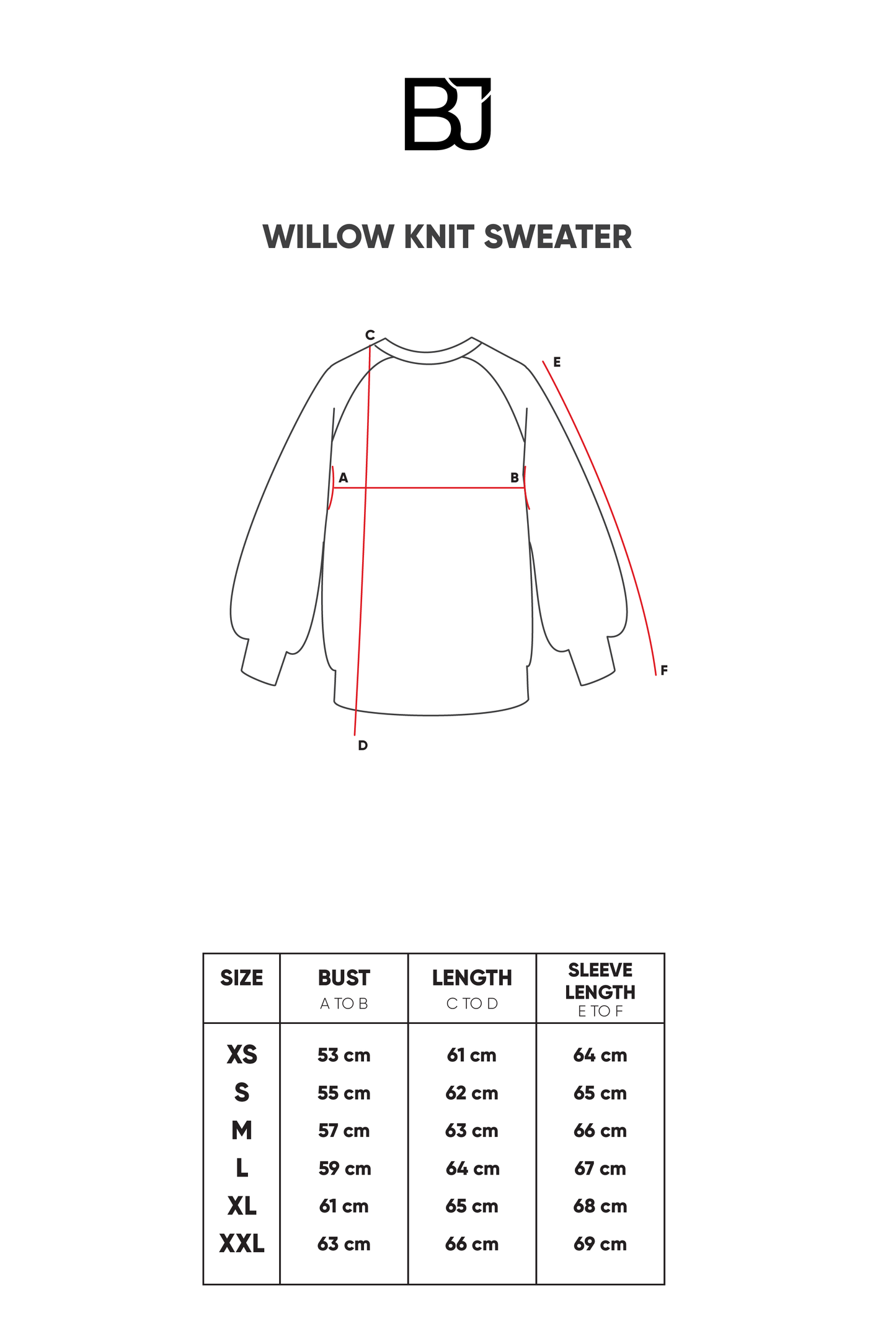 Willow Knit Sweater - Black